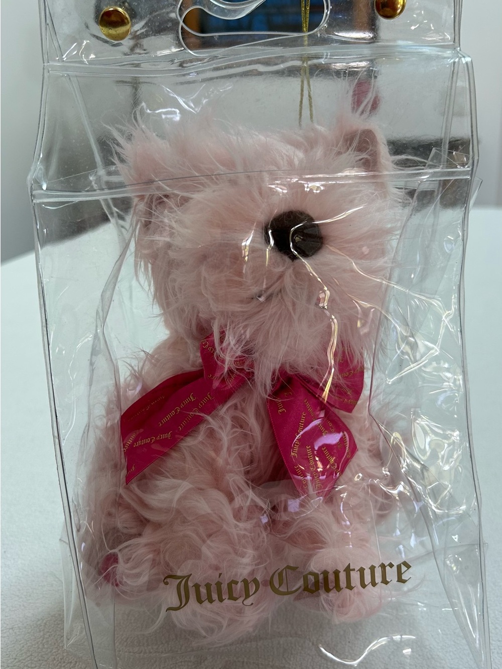 Rare pristine Juicy Couture Scotty complete with tags, ribbon and original tote